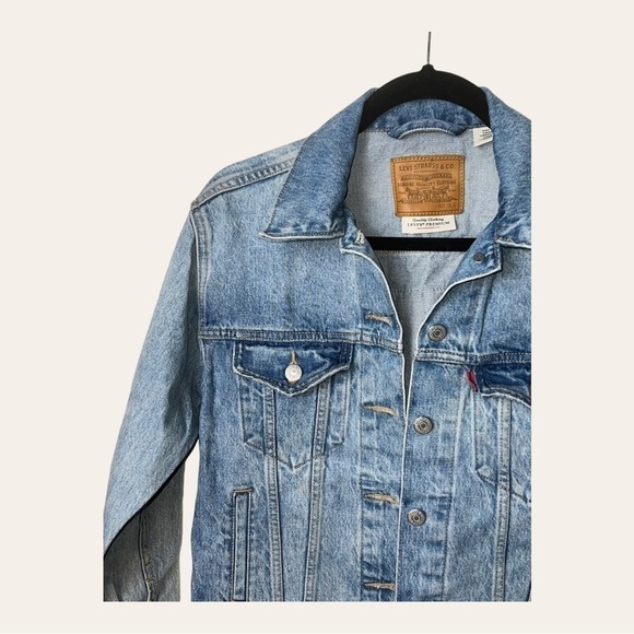 LEVI’S DENIM JACKET‎ WITH PATCHWORK SIZE XSMALL - Picture 4 of 10